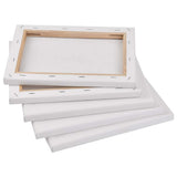 5 PCS Canvas Blank Stretched Canvases Art for Oil Acrylic Painting