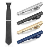 4 PCS Tie Clips for Men Metal Tie Pins with Storage Box