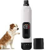 Nail Trimmer with LED Display with 6 Speed Modes for Dogs Cats