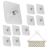 10PCS Invisible Picture Hooks Self-Adhesive Wall Hangers