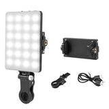 60 LED Portable Selfie Light Video Conference Lighting with Clip