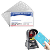 16PCS Card Holder Protector Sleeves Clear For Credit Card Business Card