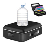 Fireproof Document Box – Hard Case File Organizer with Mechanical Lock