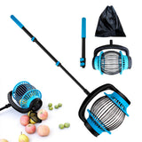 Telescopic Nut Picker Roller Aluminum for Chestnuts Walnuts and Fruit