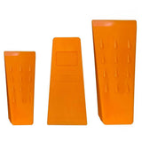3 PCS Tree Felling Wedges High Impact for Logging Falling Cutting Cleaving