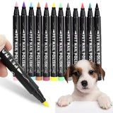 12 Colors Pet Nail Polish Marker Pens Set for Dogs and Cats