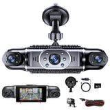 4 Channel Dash Cam 1080P Front and Rear Inside Left Right Dash Camera with Night Vision