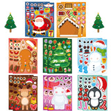 16Pcs Kids Christmas Stickers – DIY Stocking Stuffers Crafts and Christmas Decorations