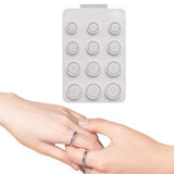 12-Piece Ring Sizer Set Compatible with Oura Ring 4