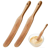 2 PCS Wooden Spatulas for Sourdough Baking & Cooking