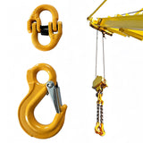 2Pcs Hammerlock+ Eye Sling Hook Safety Chain Caravan Trailer connecting Extend