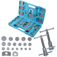 22-Piece Set Car Brake Piston Caliper Compressor Rewind Tool and Wind Back Tools for Brake Pad Replacement Reset