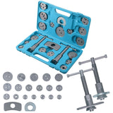 22-Piece Set Car Brake Piston Caliper Compressor Rewind Tool and Wind Back Tools for Brake Pad Replacement Reset