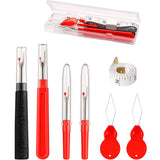 Thread Remover Seam Ripper Tool Kit with Storage Box for Tailoring DIY
