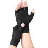 Copper Infused Compression Gloves Wrist Finger Support for Men Women