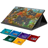 Jigsaw Puzzle Board with 6 Sorting Trays and Felt Puzzle Mat