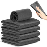 5 PCS Thick Streak Free Cleaning Cloths for Auto Windows Glass Mirrors