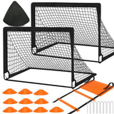 Portable Soccer Goal Set for Backyard Practice Training