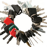 41Pcs Heavy Equipment Master Keys for John Deere Caterpillar Volvo & More