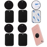 10 PCS Attraction Piece Phone Mount Metal Plates Adhesive Car Holder