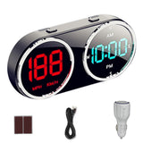 Digital Odometer Car HUD Head Up Display Speedometer Supports KMH MPH Time for Cars Trucks