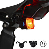 Smart Brake Sensing Bike Tail Light – USB Rechargeable Safety Lamp
