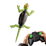 Wall Climbing RC Chameleon Toy – Wall Crawler Lizard with LED Eyes