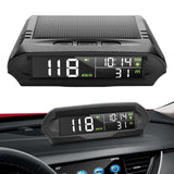 Wireless Car HUD HEAD-UP DISPLAY Universal GPS Solar Panel Digital Speedometer