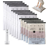 12PCS Travel Vacuum Storage Bags Set with Electric Pump