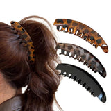 3PCS Large Banana Hair Clips for Women High Ponytail Styling