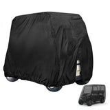 Oxford Golf Cart Cover – Waterproof Dustproof Protector for 2- or 4-Passenger Carts