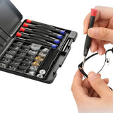 Glasses Repair Kit with Screws Nose Pads and Tools