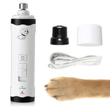 Electric Dog Nail Grinder – M3 Rechargeable Pet Nail Trimmer Grooming Tool