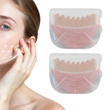 2-Pack Lymphatic Contour Face Brush Set for Facial Massage and Skincare