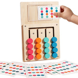 Color Matching Puzzle Toys Montessori Brain Teasers Board Game