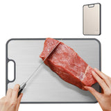Double-Sided Titanium Cutting Board with Wheat Straw