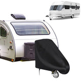 600D Caravan Tow Hitch Cover with Buckles for Camper Trailer Protection