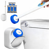 Toilet Cleaning Brush Set with 30 Refill Heads