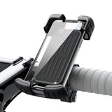 Aluminum Alloy 360-Degree Rotating Bike Motorcycle Phone Mount for 4.7-6.8 Inch Smartphones