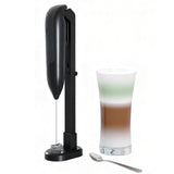Rechargeable Handheld Milk Frother with Stand for Coffee Latte and Cappuccino
