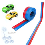 DIY Dual Color Flexible Race Track Car Toy
