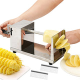 Manual Potato Tornado Spiral Slicer Stainless Steel Cutter