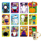 24 PCS Halloween Stickers in 12 Designs for Party Games and Favors