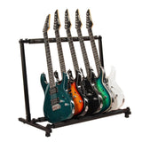 Folding 5 Multi Guitar Stand Guitar Display Holder Rack