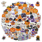 100PCS Holographic Vinyl Halloween Stickers for Party Favors