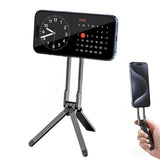 MagSafe Compatible Magnetized Phone Stand – Spring Clip with Foldable Mini Tripod