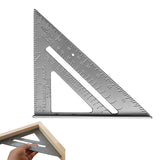 Double Sided Rafter Square 7 Inch Engraved for Woodworking