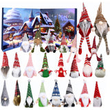 24 Days Christmas Gnome Advent Calendar Countdown Calendar Christmas Gnome Decorations