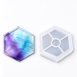 Silicone Resin Mold Hexagonal for Coasters Pendants and Jewelry