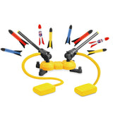 Dueling Rocket Launcher Toy Set with 8 Foam Rockets